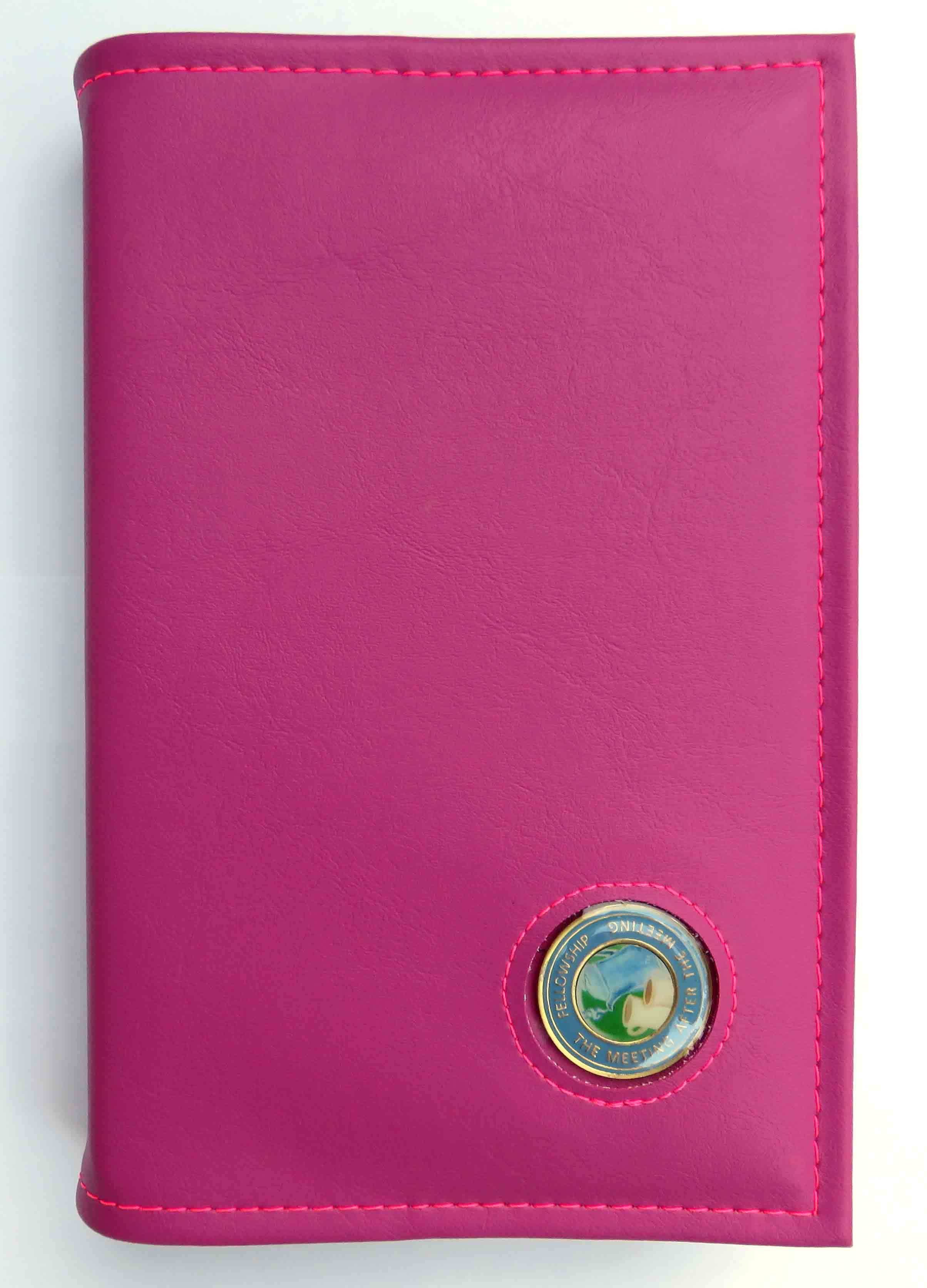 BIG BOOK Hard Cover - PINK - with medallion holder