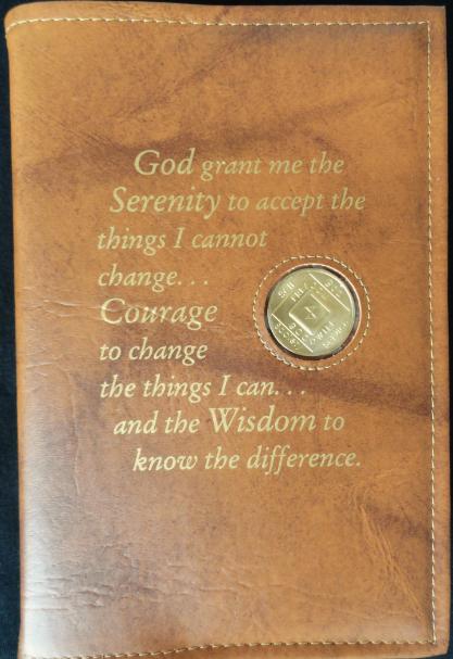 Book Cover for NA Basic Text Serenity Prayer - TAN