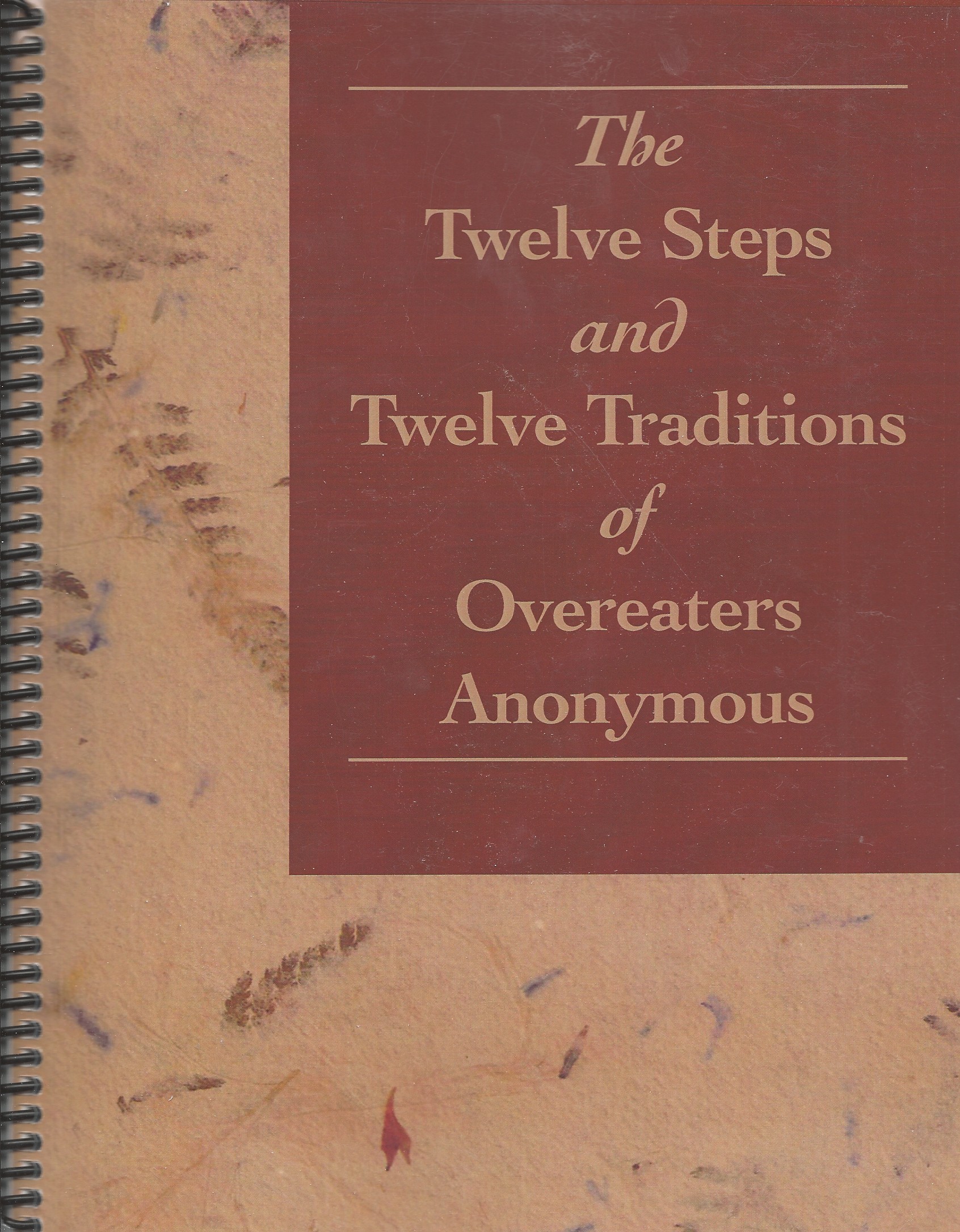 The Twelve Steps & Twelve Traditions Of Overeaters Anonymous Large Print