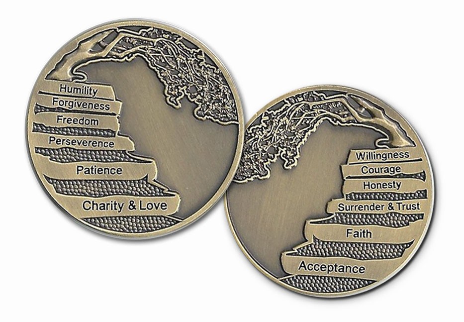 The 12 Principles Bronze Medallion