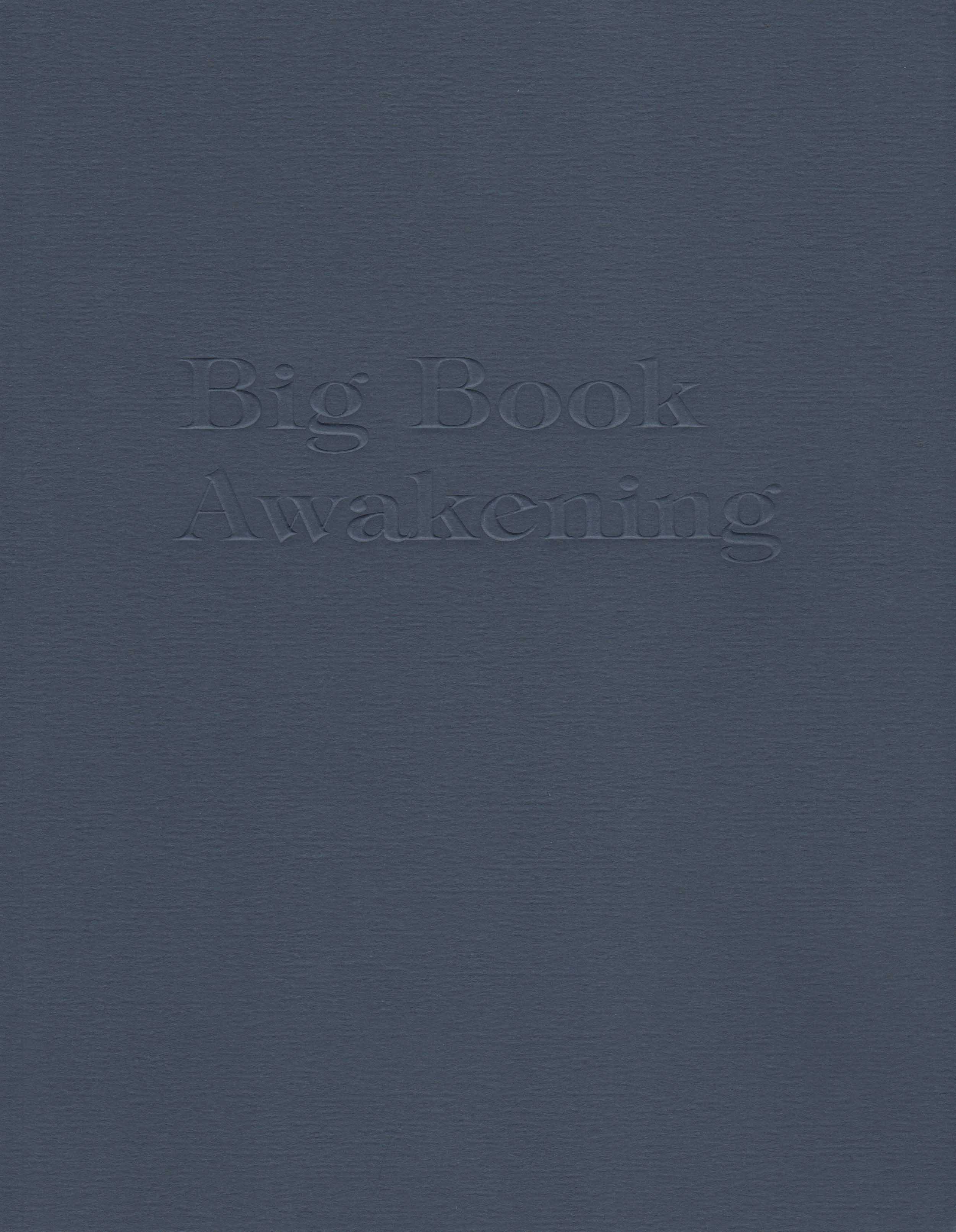 The big book awakening aa big book on awakening