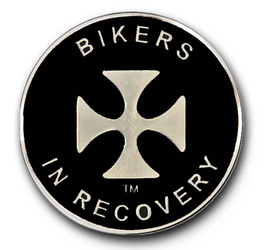 Bikers in Recovery Medallion with Serenity Prayer