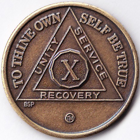 Bronze Birthday/Recovery Medallion  Size & Fit Guide 