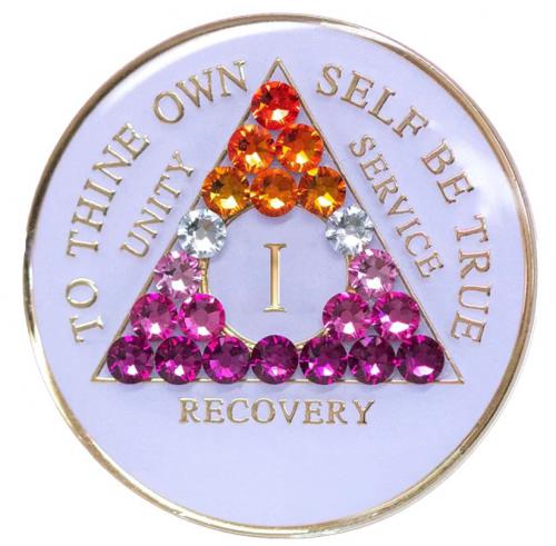 front of medallion