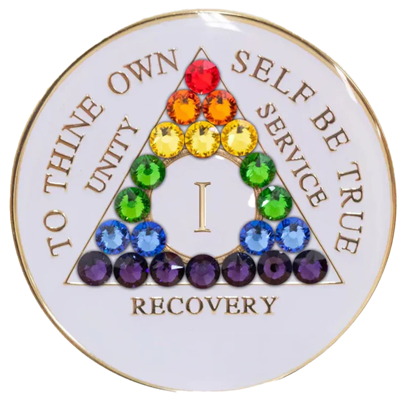 front of medallion