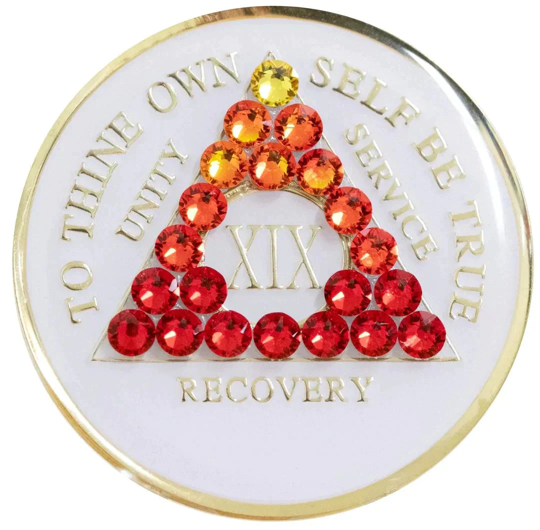 front of medallion