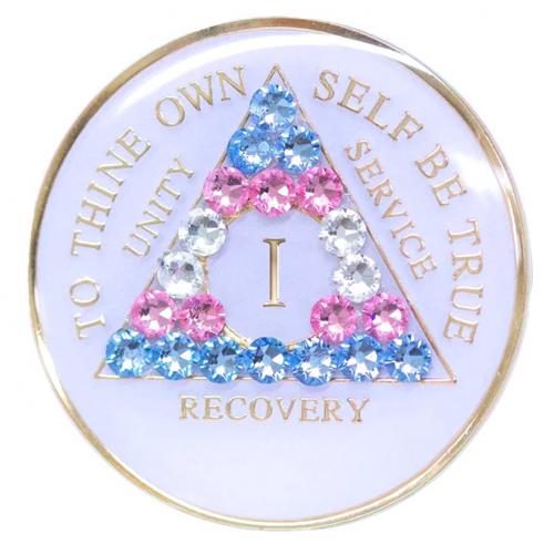 front of medallion