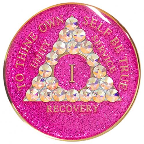 front of medallion