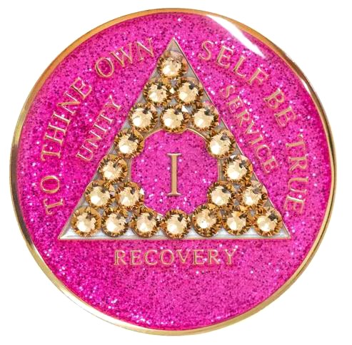 front of medallion
