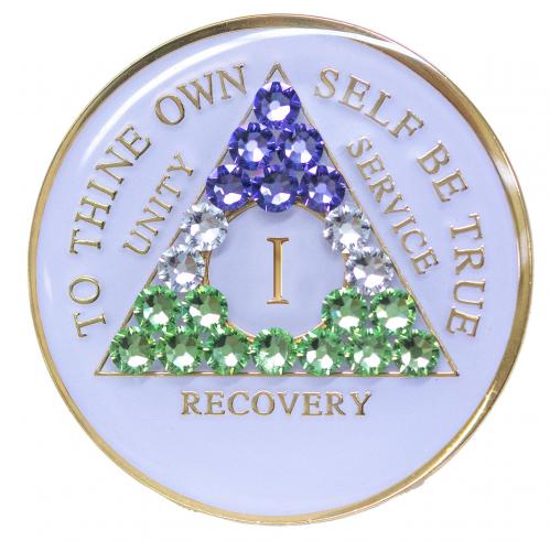front of medallion