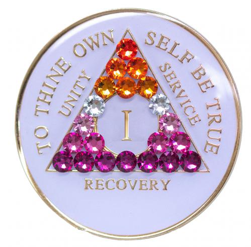 front of medallion