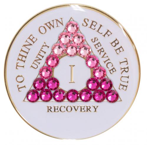 front of medallion