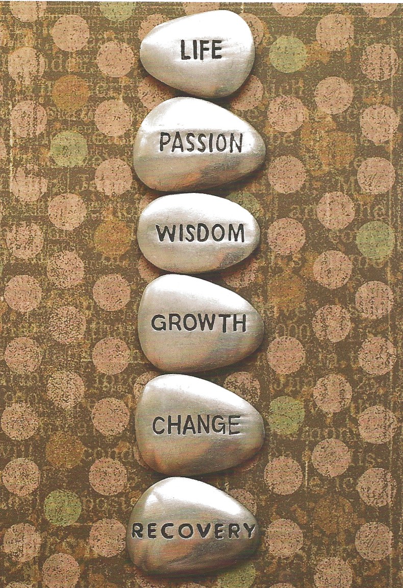 Stepping Stones Greeting Card