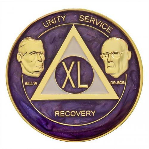 front of medallion
