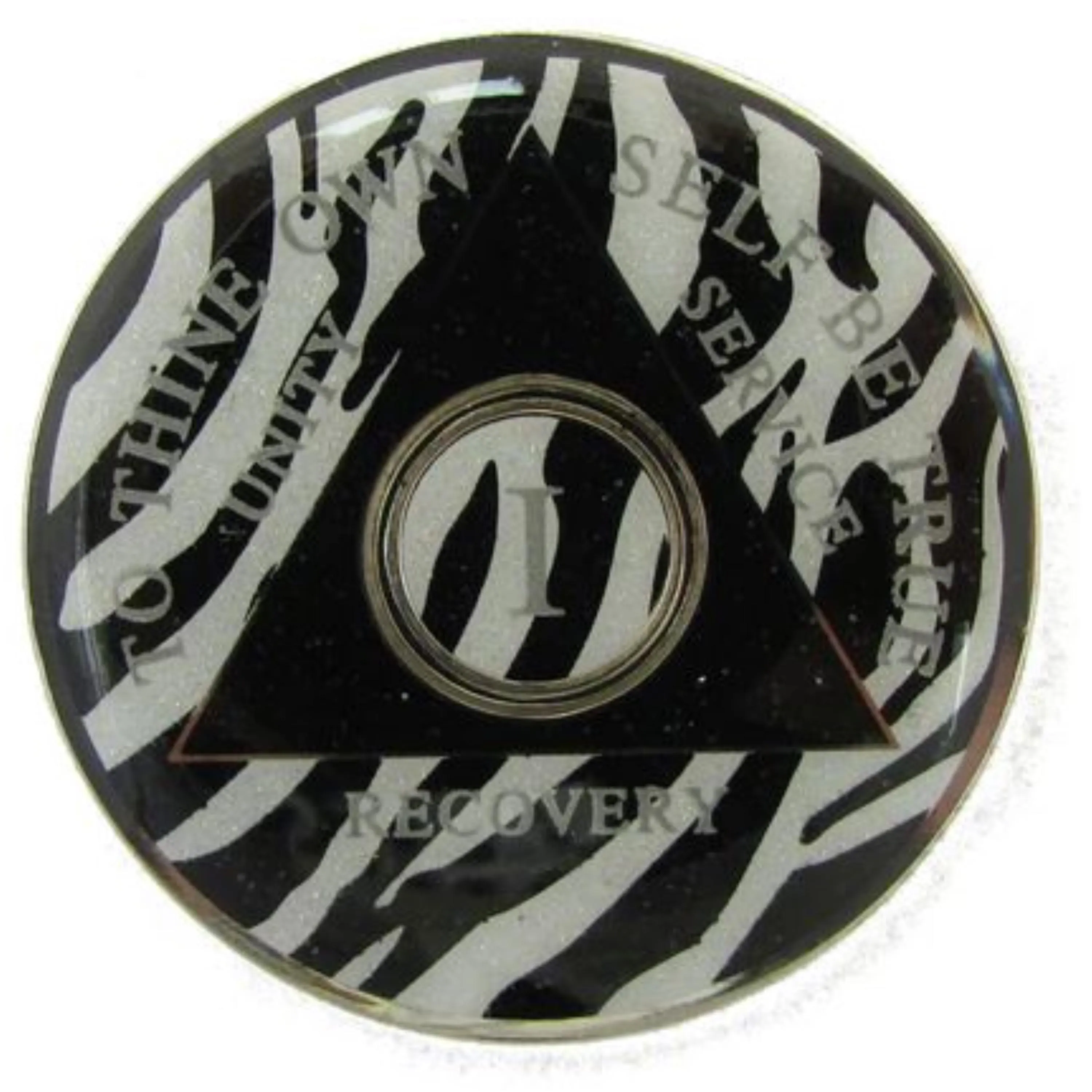 front of medallion