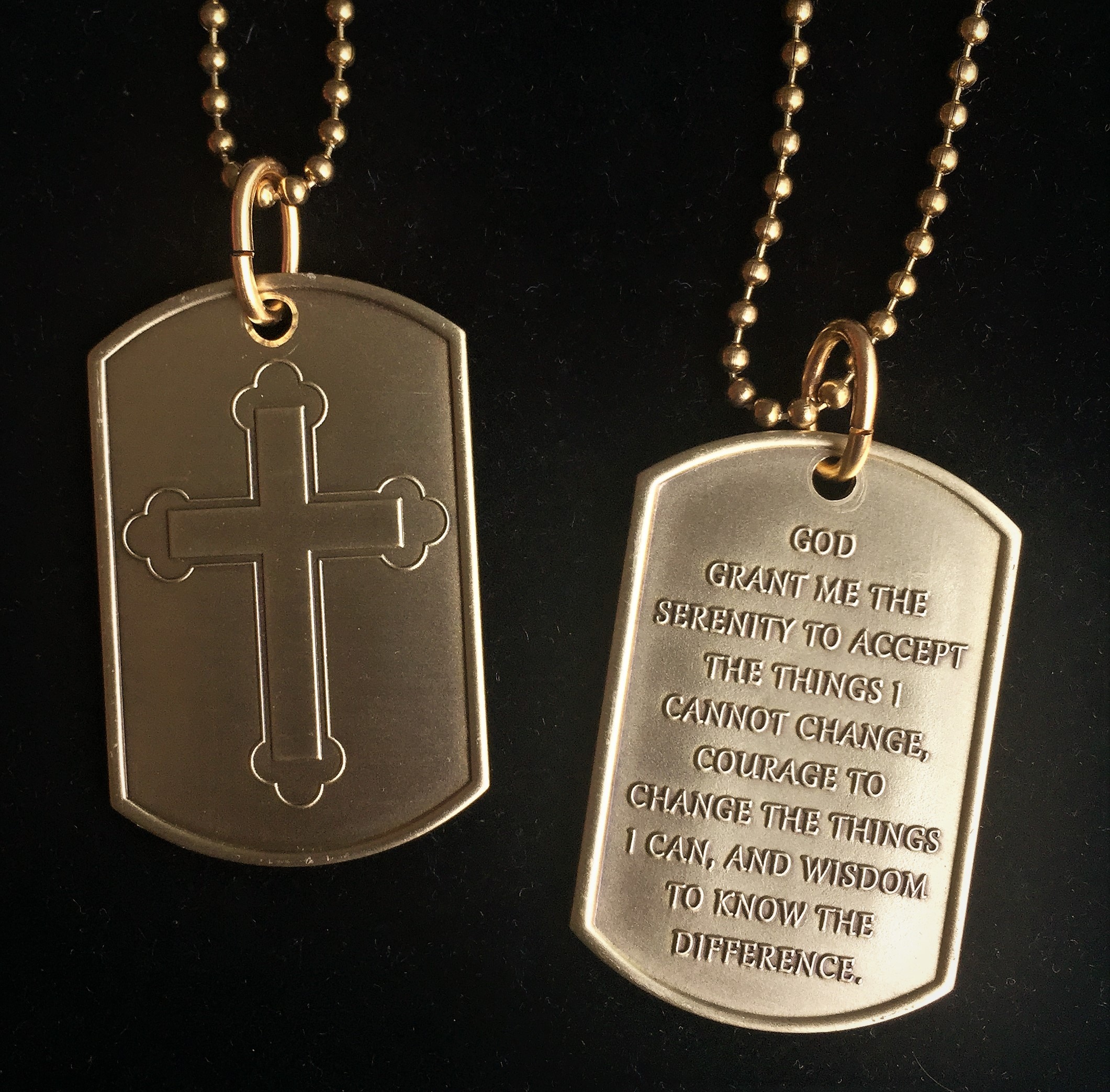 Dog tag deals with cross