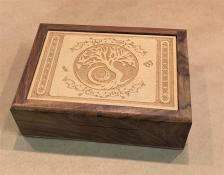 Tree of Life laser etched wooden box