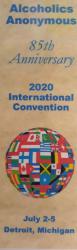 2020 AA International Convention Bookmark