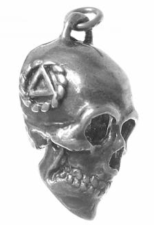 AA Skull Pendant (Silver)