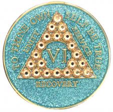Pink Bling Tri-Plate Medallion