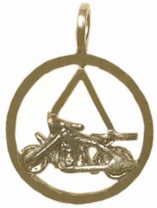 Brass Bikers AA Pendant