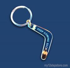 Keep Coming Back Boomerang Key Tag