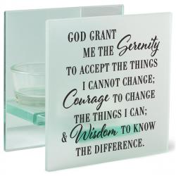 SERENITY PRAYER WITH CANDLE