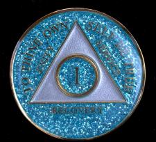 AA Aqua Sparkle Recovery Medallion