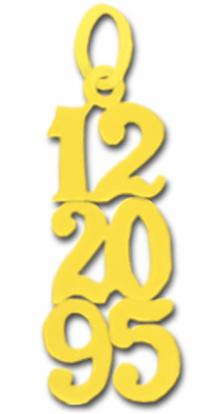 Gold Date AA Medallion