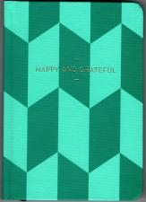 Happy and Grateful Teal Pattern Journal