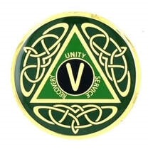front of medallion