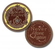 Sisters in Recovery Mocha Medallion