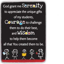 TEACHER SERENITY METAL PLAQUE (Out of Stock)