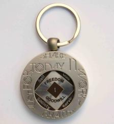 Narcotics Anonymous Infinity Laser Etched Coin