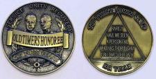 Oldtimers Honoree 25 Plus Years Bronze Medallion