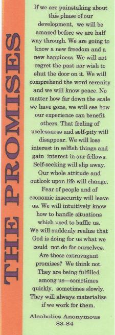 Da Promises The Promises Bookmark