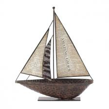 Metal Tabletop Sailboat 