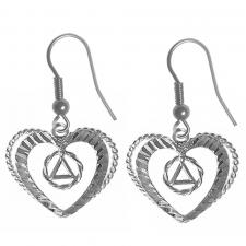 AA Heart Symbol Earrings