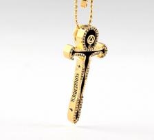 Silver Ankh Cross Pendant