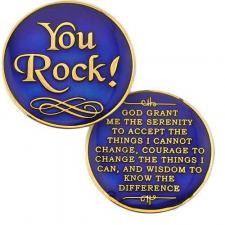 You Rock AA Sobriety Medallion