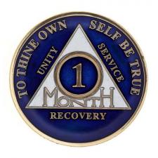 AA Months Medallion Blue (choose month)