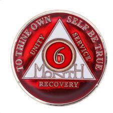 AA Months Medallion Red (choose month)