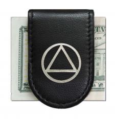 AA Black with Silver Magnetic Money Clip