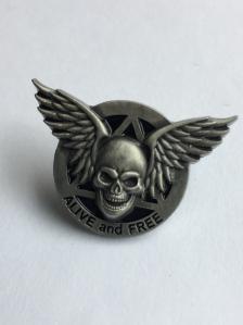 Alive and Free Lapel Pin