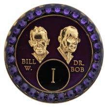 Crystallized Bill and Bob Purple