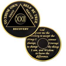 AA Recovery Medallion Black/Black 