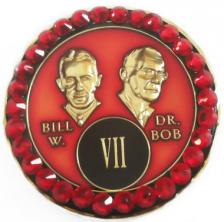 Crystallized Red Bill & Bob Triplate