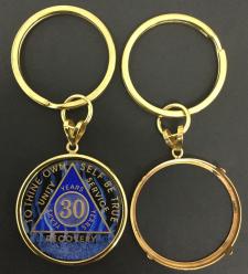 Bezel with Key Chain for Designer Medallions