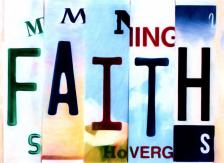 Faith Plates Greeting Card