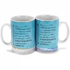 Footprints In The Sand Mug